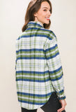 Ivy Plaid Shackets (Green)