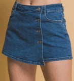 Denim Skort