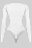 Laura Long Sleeve Bodysuit (Ivory)