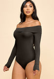 Ashley Long Sleeve Bodysuit (Coffee)