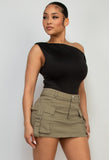 Gianna Top (Black) Off-Shoulder