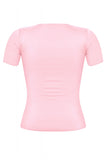 Evelyn Short Sleeve (Pink)