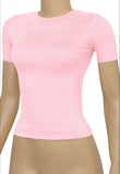 Evelyn Short Sleeve (Pink)