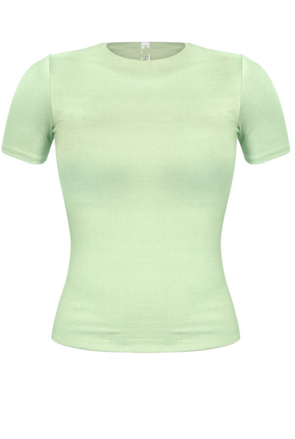 Evelyn Short Sleeve (Pistachio)