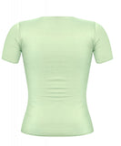 Evelyn Short Sleeve (Pistachio)