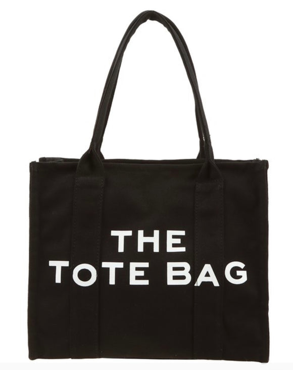 The Tote Bag (Black) Crossbody