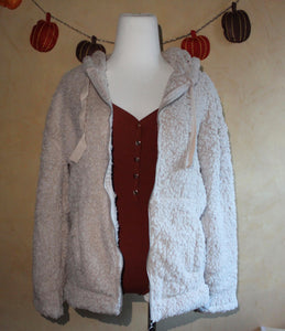 Oatmeal Fuzzy Sweater