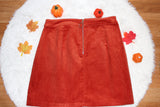 Natalie Skirt (Orange Red)