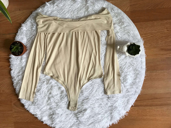 Vanilla Off-Shoulder Bodysuit