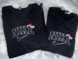 NikeXSantaHat Crewneck (BLACK)