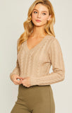 Emma Sweater Top (Khaki)