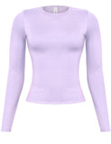 Evelyn Long Sleeve Top (Lavender)